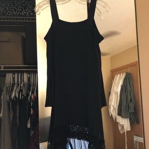 Black tunic style shirt